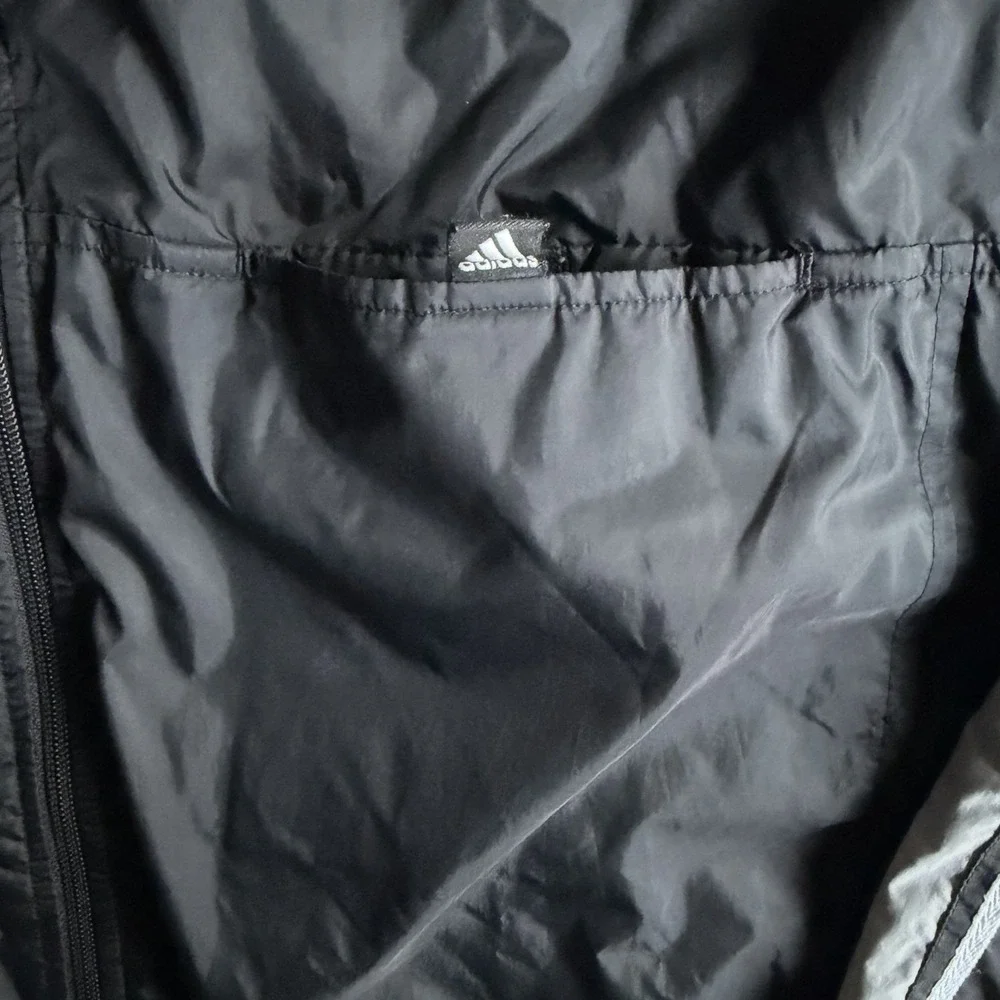 Vintage Adidas Windbreaker Mens XL Waterproof Jacket Sports Track Zip Up